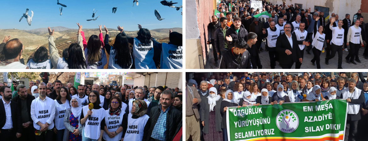 Özgürlük Yürüyüşü 11’inci gününde