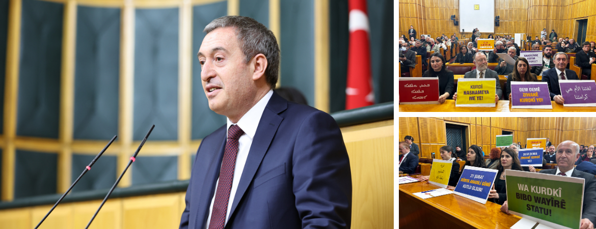 Me kursiya xwe ya Meclisê ji zimanên vî welatî re vekir: Zimanê me rûmeta me ye