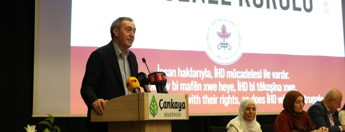 Bakırhan İHD’nin Genel Kuruluna katıldı