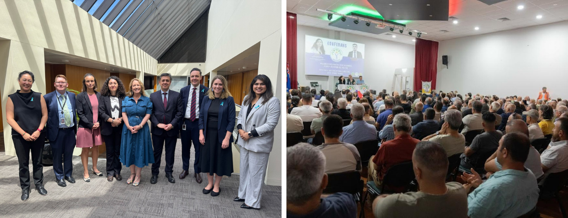 Heyetimizin Avustralya temasları sürüyor