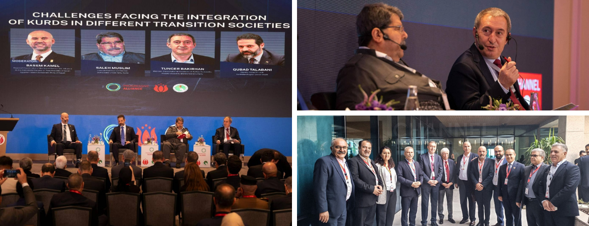 Bakırhan Süleymaniye’de gerçekleştirilen Arap Ülkeleri Sosyal Demokratlar İttifakı Konferansında