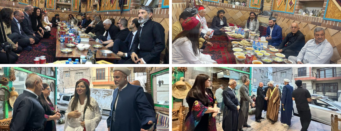 Heyetimiz Ortadoğu’nun kadim inançlarıyla iftar sofrasında bir araya geldi