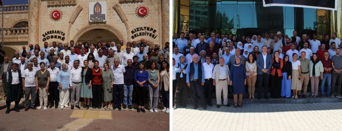 Eş Genel Başkanlarımız Mardin ve Siirt'de belediyeleri ziyaret etti