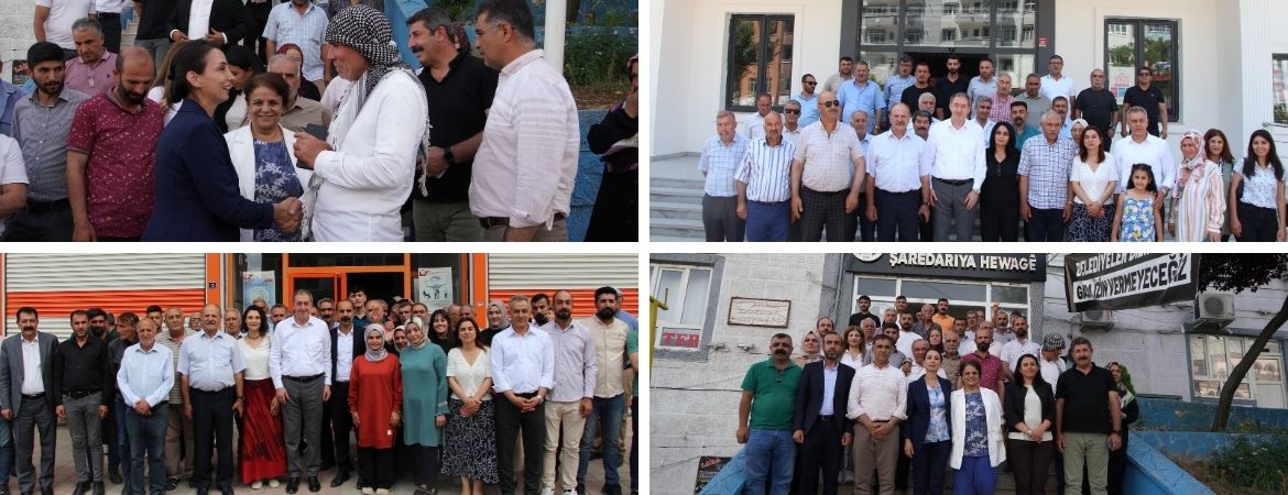 Eş Genel Başkanlarımız Iğdır ve Urfa'da belediyelerimizi ziyaret etti