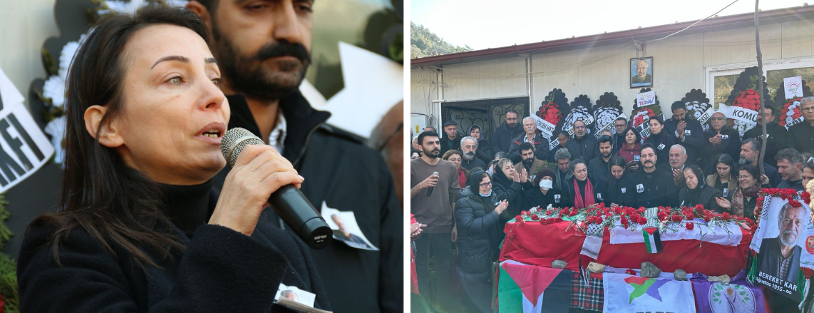 Hatimoğulları: Bize düşen en büyük görev Bereket yoldaşımızın mücadelesini büyütmektir