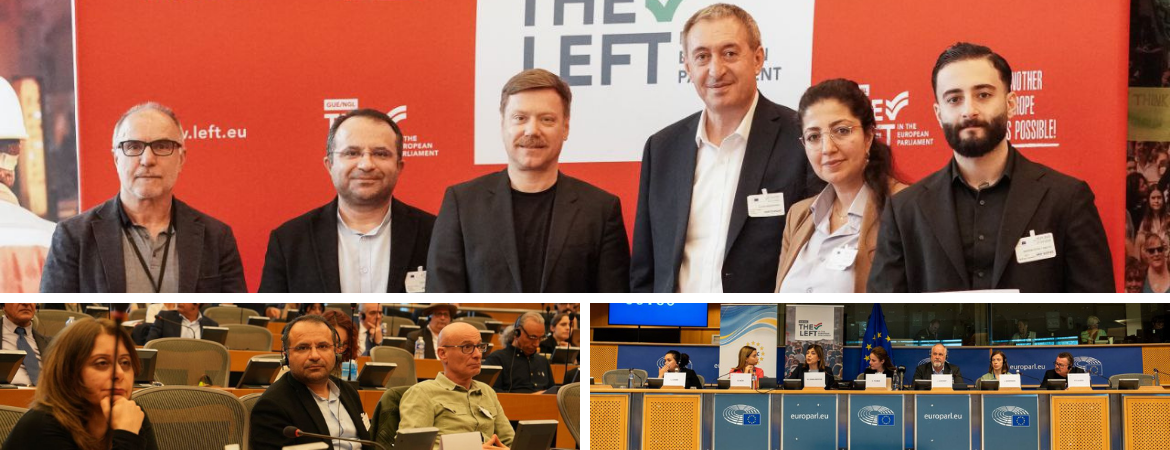 Eş Genel Başkanımız Tuncer Bakırhan ve beraberindeki heyetin Brüksel temasları sürüyor