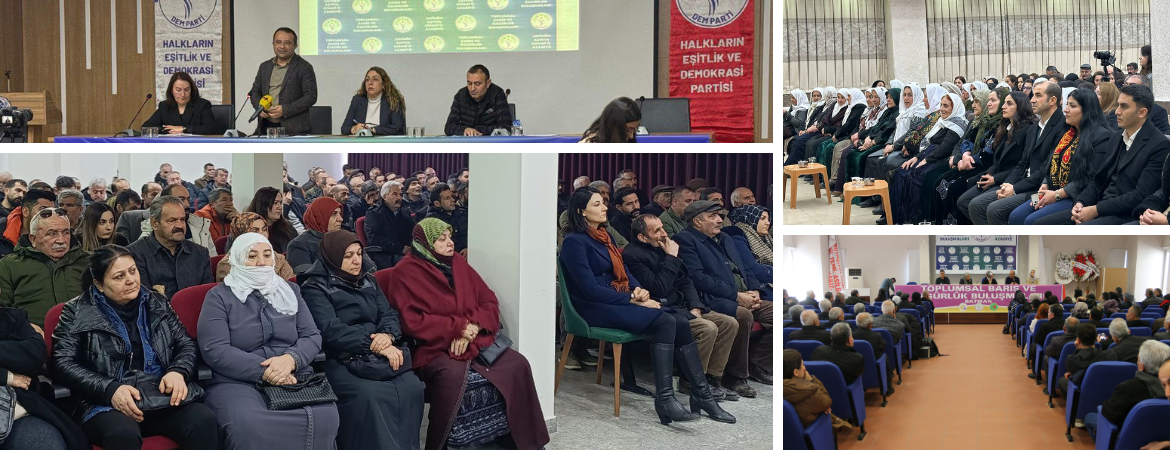 Toplumsal Barış ve Özgürlük Buluşmaları 2’nci gününde devam ediyor