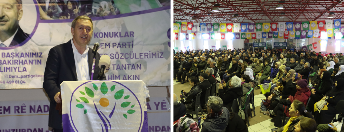 Bakırhan Çanakkale'de: Barış gelince adaletin kapıları hepimize açılacak, hepimizin ekmeği büyüyecek