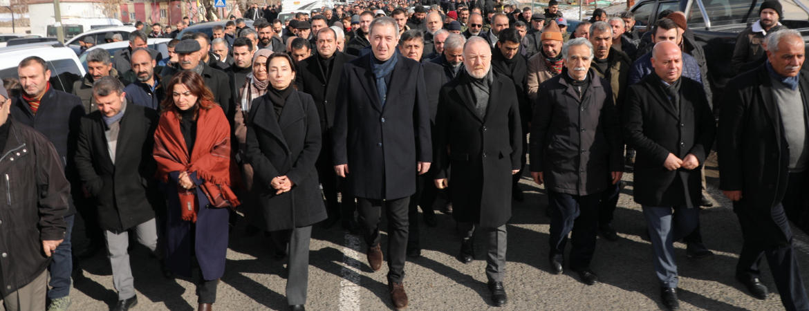 Eş Genel Başkanımız Tuncer Bakırhan’ın babası Ali Bakırhan, son yolculuğuna uğurlandı