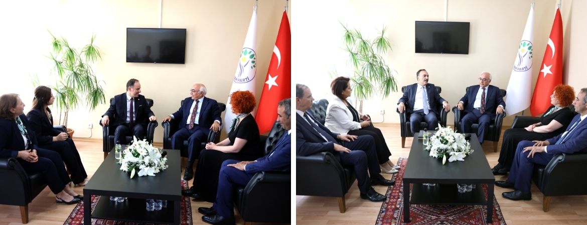 Partiler arası bayramlaşma ziyareti: Kayyıma tepki