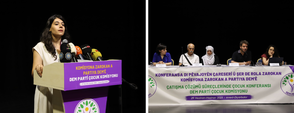 Çocuk Komisyonumuzdan konferans: Çocuklar için barış hiç kimsenin eline bırakılmayacak kadar önemlidir