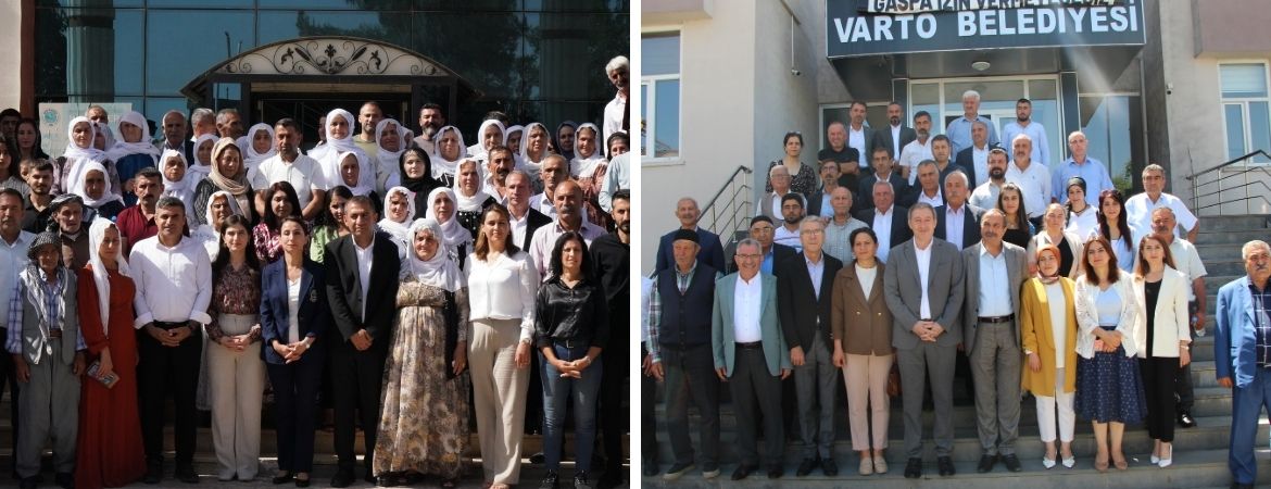 Eş Genel Başkanlarımız belediyelerimizi ziyaret etti: AKP’nin normalleşme siyaseti Hakkari’de sönmüştür