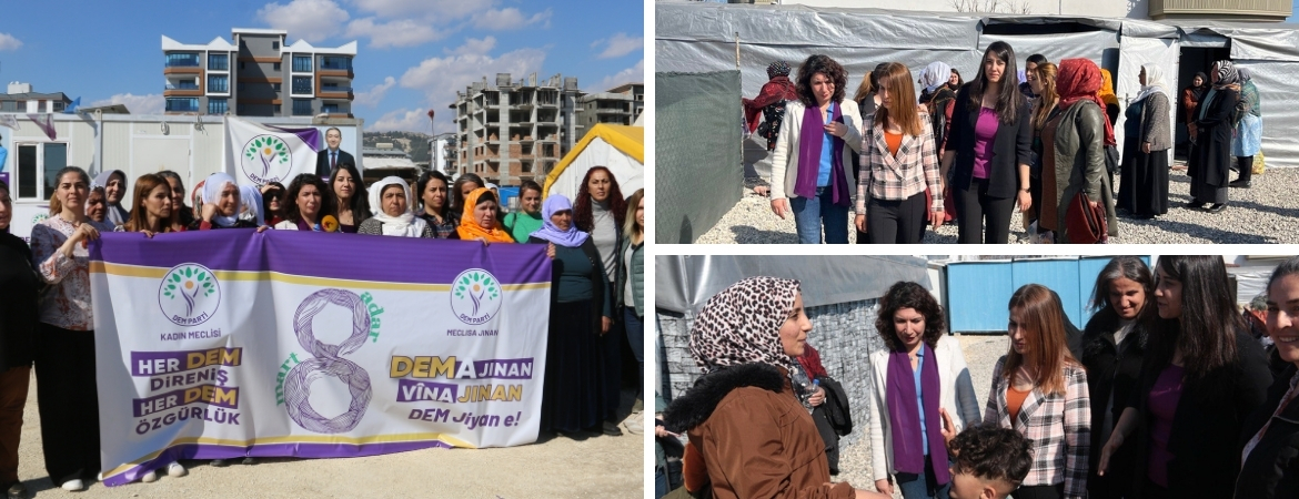 Halide Türkoğlu: Deprem bölgesinde kadına yönelik şiddet günbegün artıyor