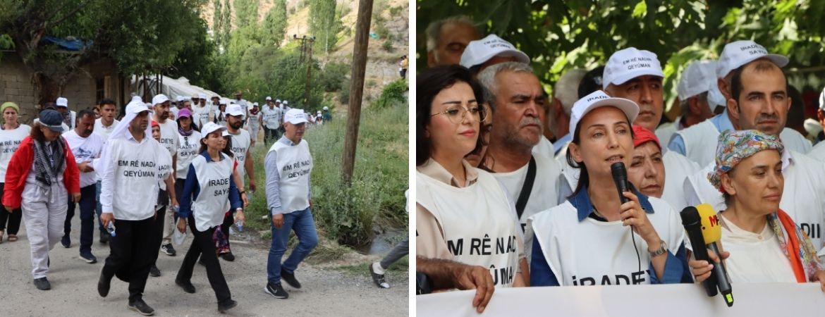 İradeye Saygı Yürüyüşü'nün finali yarın Hakkari'de gerçekleşecek: Sandıktan çıkan iradeye saygı duyun