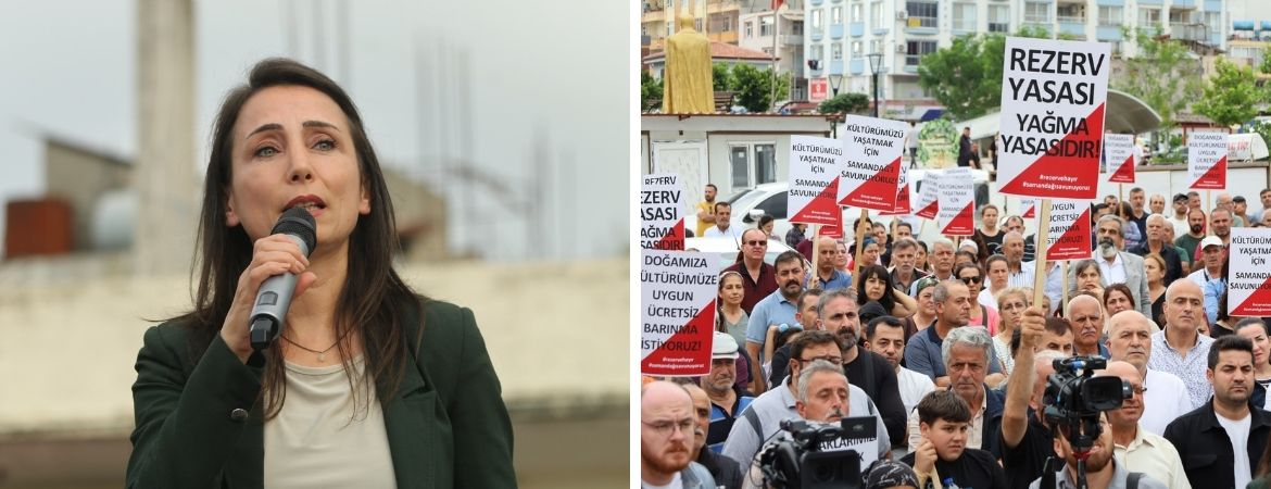 Hatimoğulları Samandağ'dan seslendi: Rezerv alan uygulamasıyla demografik yapıyı değiştirmek istiyorlar