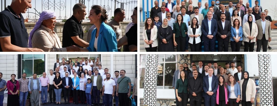 Eş Genel Başkanlarımız Ağrı ve Urfa'da belediyeleri ziyaret etti