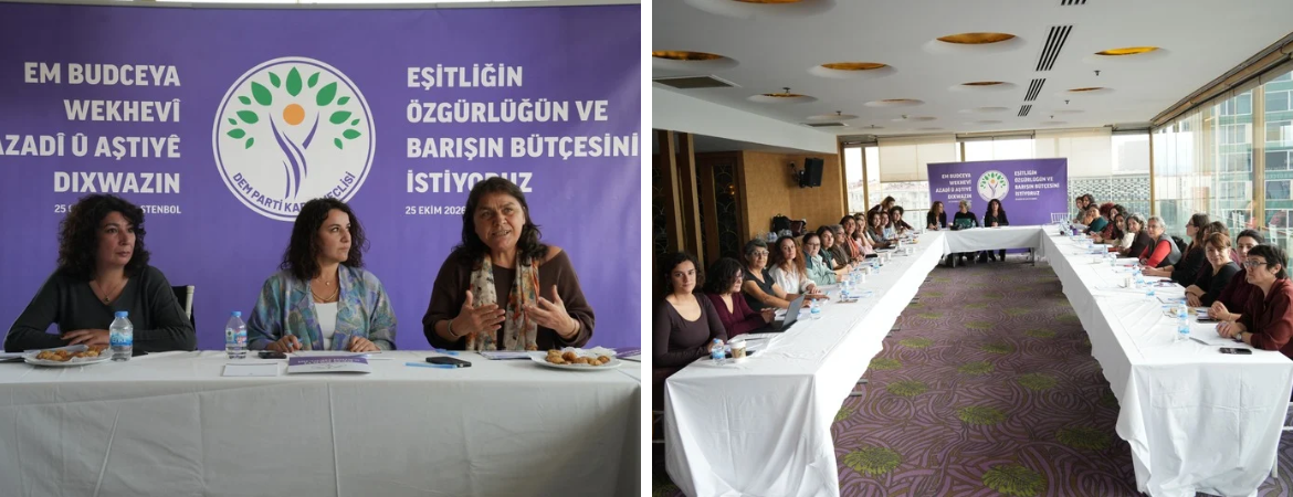 Kadın Meclisimiz “Eşitliğin, Özgürlüğün ve Barışın Bütçesini İstiyoruz!” çalıştayı düzenledi