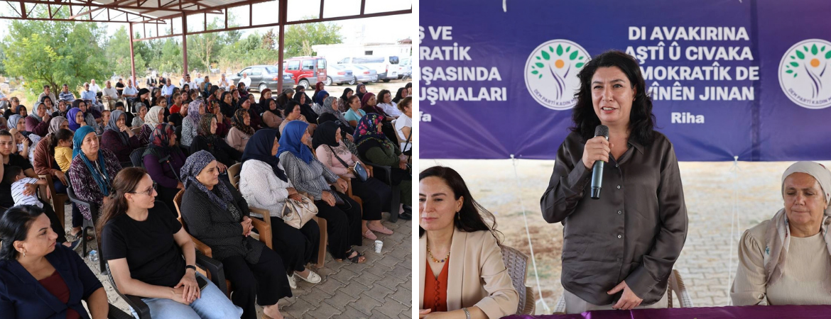 Kadın Meclisimiz Urfa Cibin Köyünde kadınlarla bir araya geldi: Demokratik cumhuriyeti kadınlarla birlikte inşa edelim