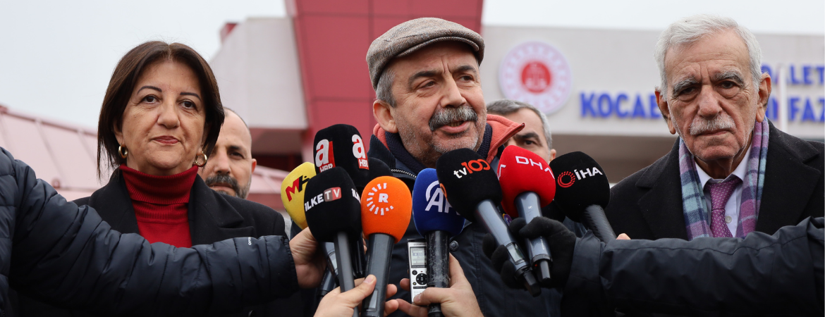 DEM Parti İmralı Heyeti Yüksekdağ ve Güzel ile görüştü