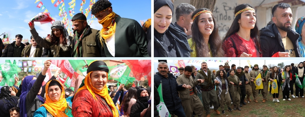 21 Kentte milyonlar Newroz'u kutladı: Öcalan'la görüşmeler başlasın, Kürt sorununa demokratik çözüm