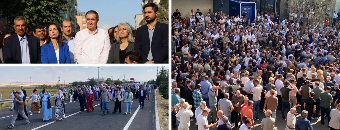 Özgürlük Mitingi yasağına karşı Amed ve tüm kentler miting alanına dönüştü: İmralı'ya vurduğunuz kilit Türkiye halklarının ayağına vurulan prangadır, çözümde muhatap Sayın Öcalan’dır