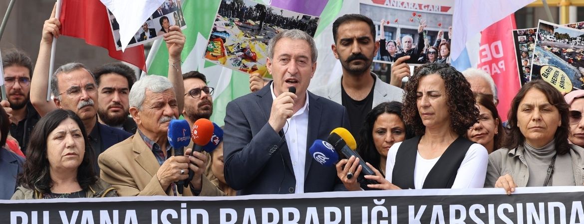 Bakırhan Gar Katliamının yapıldığı yerden seslendi: IŞİD karşıtı dayanışmayı yargılayanlar, IŞİD hücrelerini görmemeye devam ediyorlar