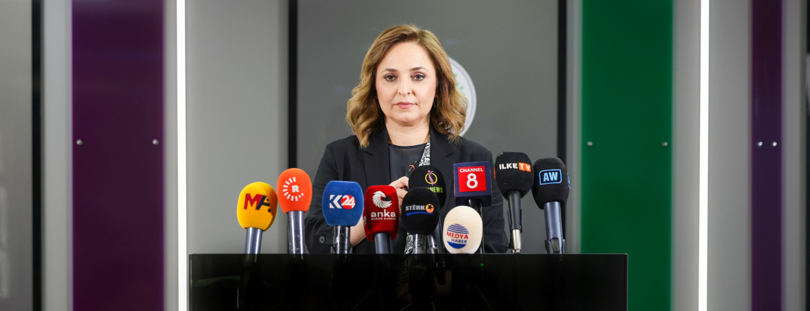 Ayşegül Doğan: İlkesel tutumumuz, demokratik siyasete dönük saldırılara karşı halk iradesinin yanında olmaktır