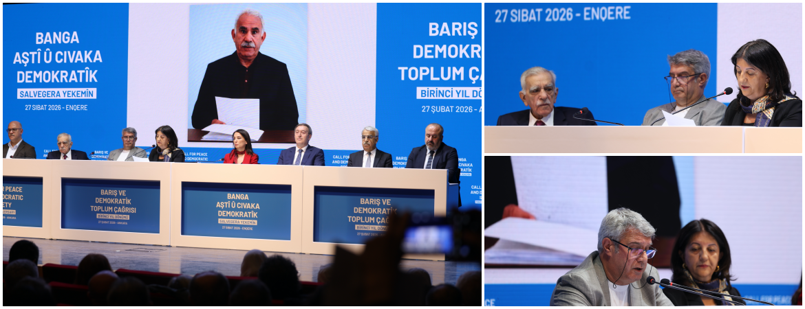 Mr. Öcalan’s message on the first anniversary of the Peace and Democratic Society Call