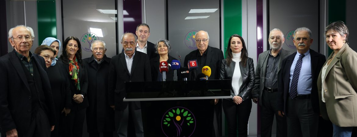 Barış İçin Toplumsal Girişim partimizi ziyaret etti: Çözüm arayışlarına katkı sunmak, kolaylaştırıcı olmak istiyoruz