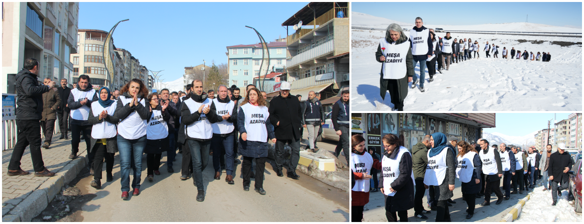 Büyük Özgürlük Yürüyüşü ikinci gününde devam ediyor