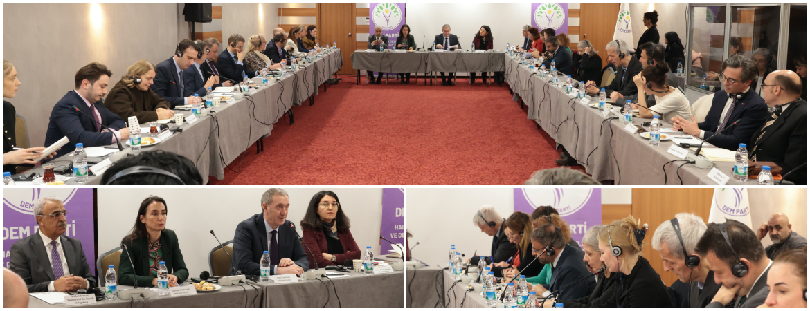 Eş Genel Başkanlarımız büyükelçilik temsilcileriyle bir araya geldi