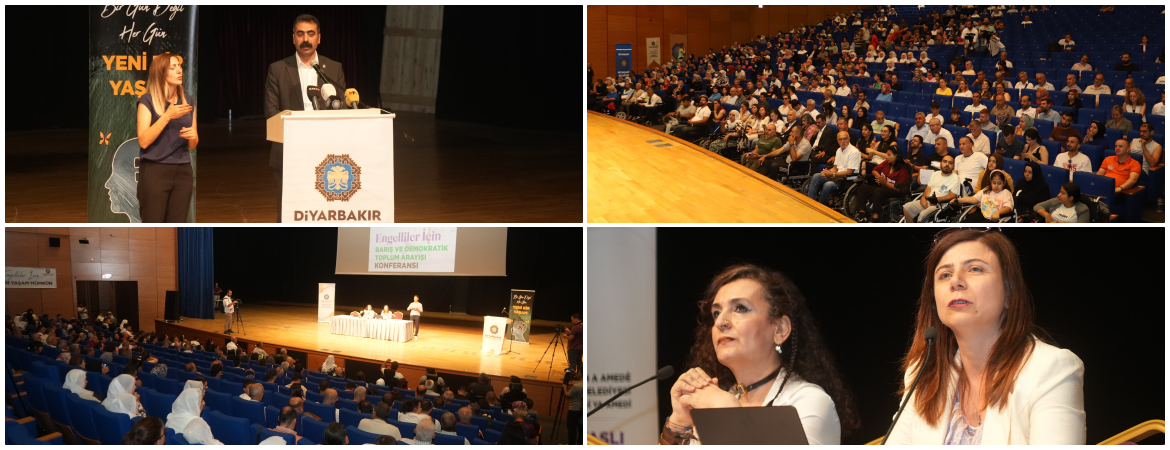 Engelliler Komisyonumuz barış konferansı düzenledi: Engellilerin kanat çırpması barış kasırgasına dönüşecek