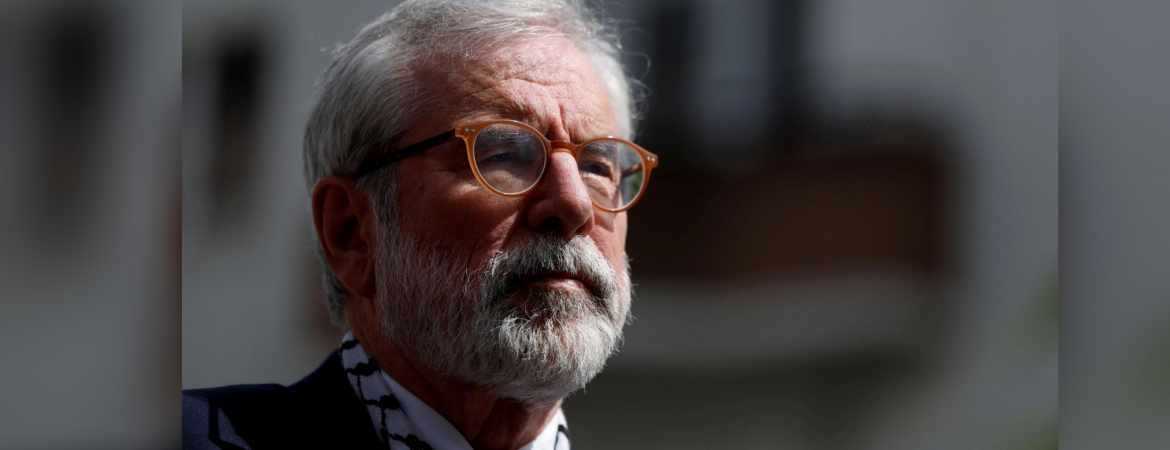 Gerry Adams’tan sürece destek mesajı