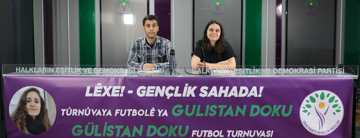 Gençlik Meclisimiz Gülistan Doku adına futbol turnuvası başlatıyor