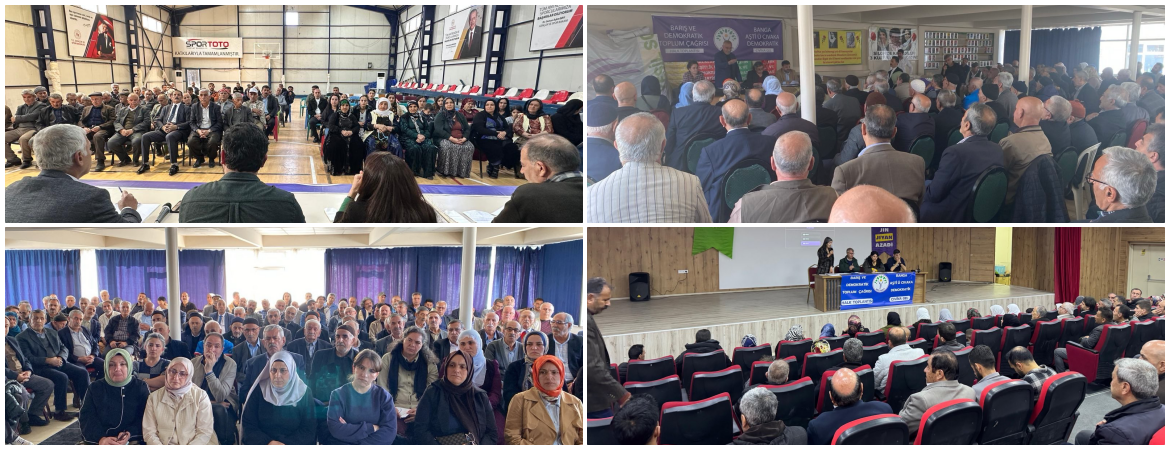 Halk buluşmalarında finale doğru: Öcalan'ın çağrısına tam destek