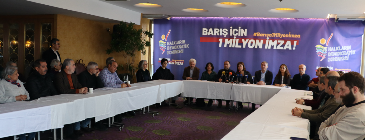 HDK “Barış İçin 1 Milyon İmza” kampanyası başlattı: Herkesi kampanyaya destek vermeye çağırıyoruz