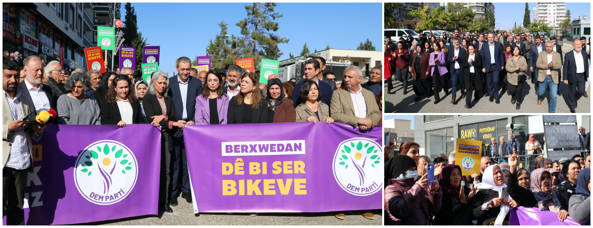 Demokrasi güçleriyle Halfeti'deydik: Ortak mücadeleyle hep beraber kazanacağız