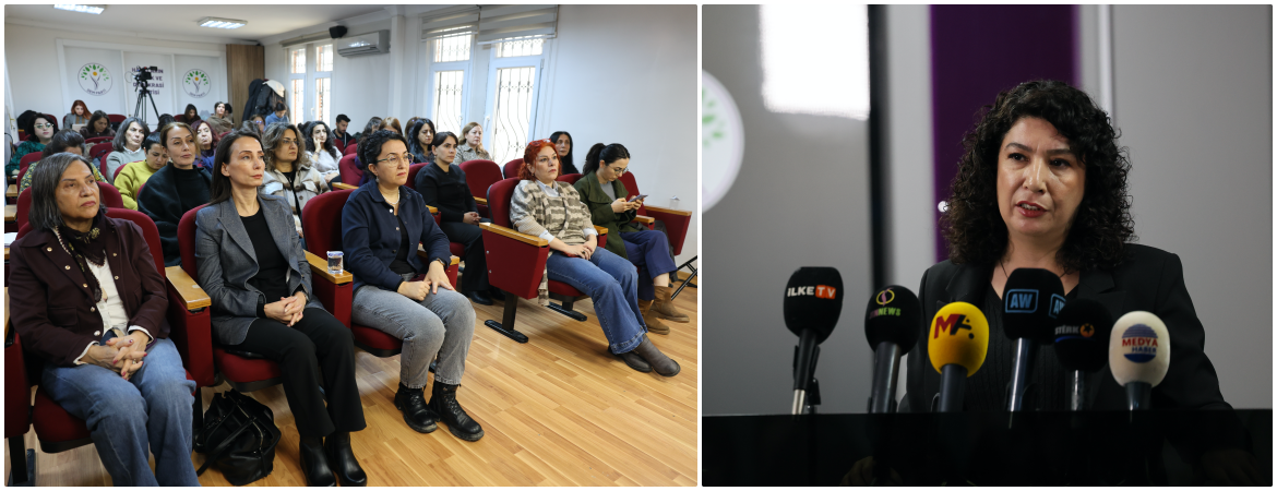 Halide Türkoğlu: İran’dan, Rojava’dan yükselen direniş biz kadınların da eşitlik ve özgürlük mücadelesidir