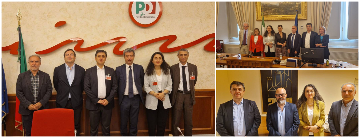 Heyetimiz Roma'daydı