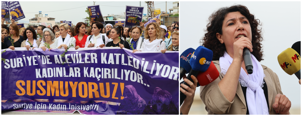 Halide Türkoğlu: Suriye’de Alevi kadınlara yönelik katliamı biz kadınlar durduracağız