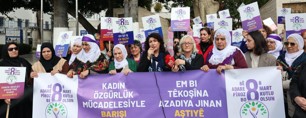 Halide Türkoğlu: Barış için sesimizi daha çok çıkarmaya, isyanımızı büyütmeye geliyoruz