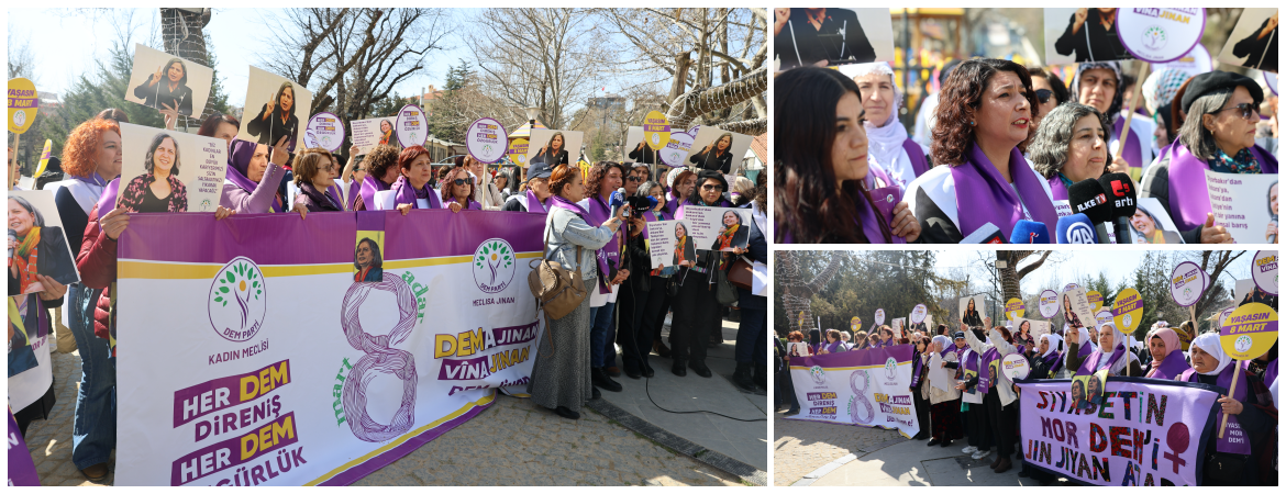 Kadın Meclisimiz 8 Mart startını verdi, Gültan Kışanak'ın seçim kampanyasını başlattı