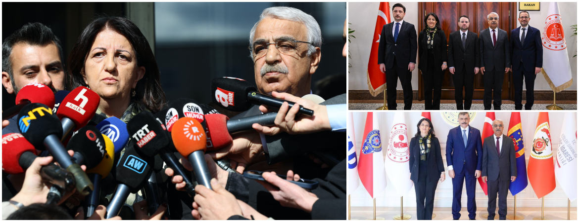 İmralı Heyetimizden İçişleri ve Adalet Bakanlığına ziyaret