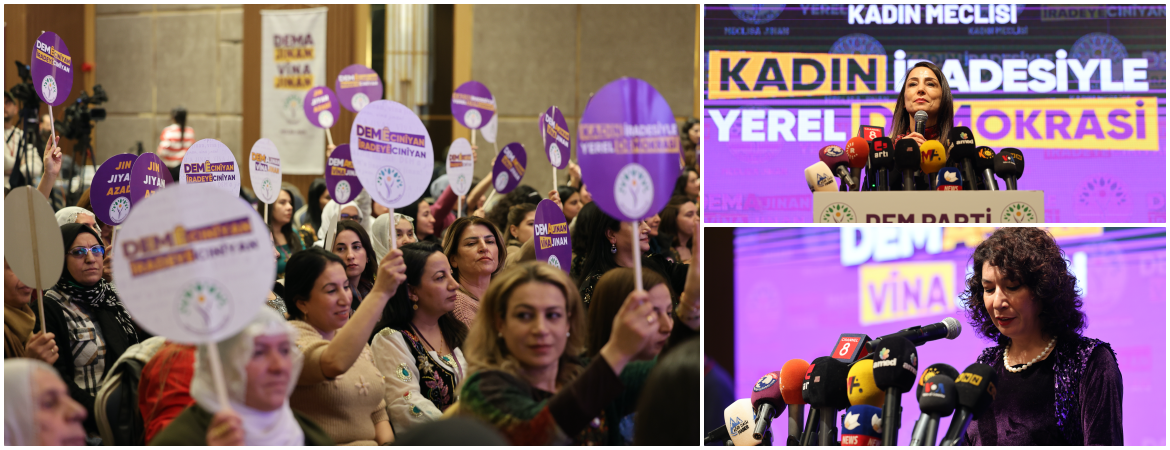 Kadın Belediye Eş Başkan Adaylarımız tanıtıldı: Kadın iradesiyle yerel demokrasi