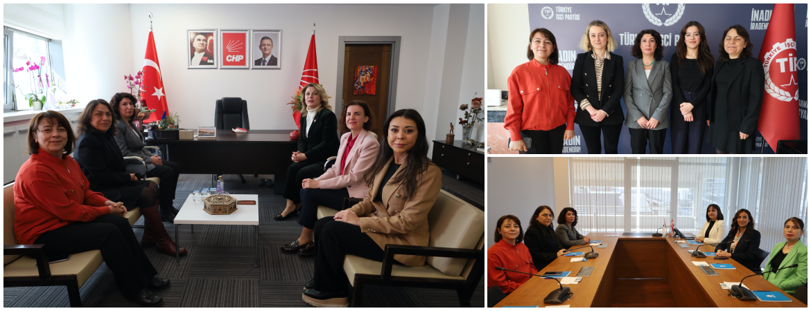 Kadın Meclisimiz CHP, DEVA ve TİP’in kadın yapılarıyla görüştü