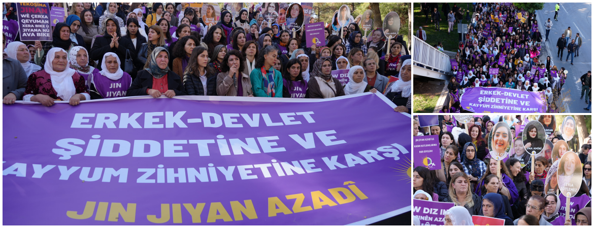 Türkoğlu: Kadınlar özgür ve barış içinde yaşasın diye hesap soracağız