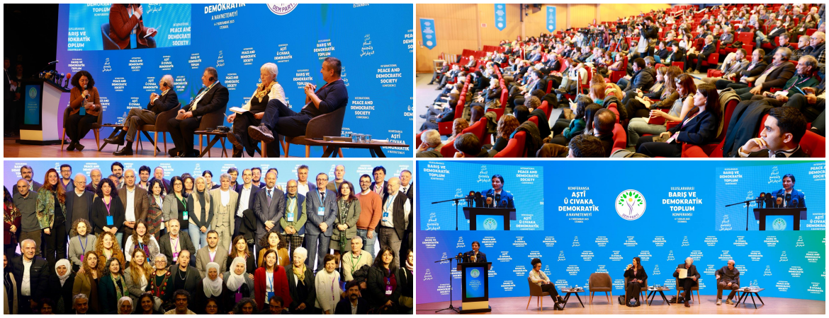 Uluslararası Barış ve Demokratik Toplum Konferansı ikinci gününde devam etti