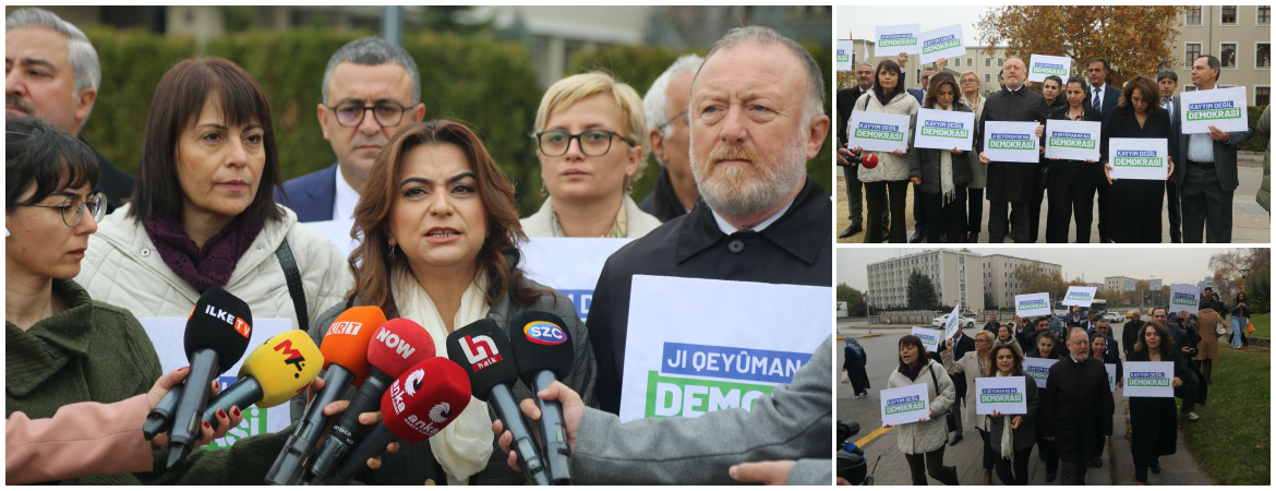 Kayyım darbesine karşı İçişleri Bakanlığının önündeydik: Şimdi hukuka, demokrasiye ve barışa sahip çıkma zamanıdır