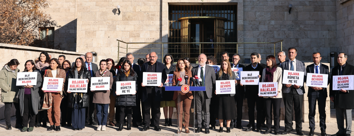 Milletvekillerimizden Meclis’te açıklama: Kürt fobisini temel eksen alan politikalar Suriye’de çözüme hizmet etmez