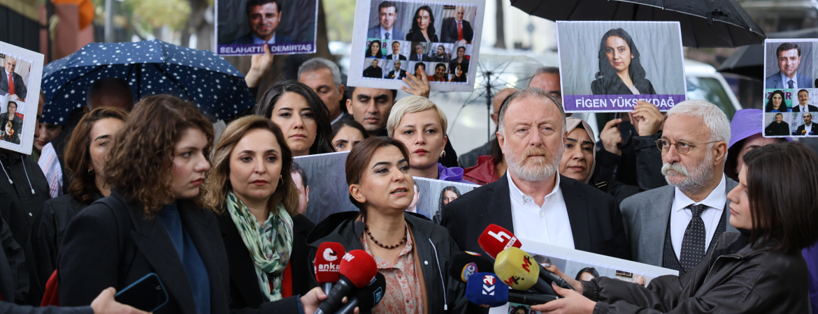 Meclis Grubumuz Adalet Bakanlığı önünde: Hukuksuzluktan geri dönün, AİHM kararlarını uygulayın!